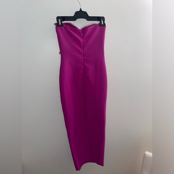 Fashion Nova - Nova Luxe magenta midi bandage dress. Size XS. Worn once. - Picture 7 of 9